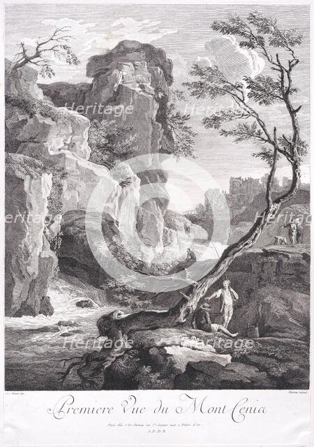 First View of Mount Cenia, ca. 1750-1800. Creator: Jacques II Chereau.
