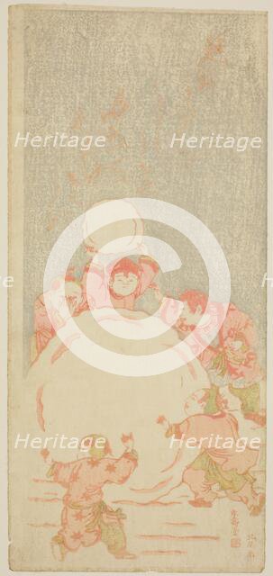 The Big Snowman, Japan, c. 1764. Creator: Kitao Shigemasa.