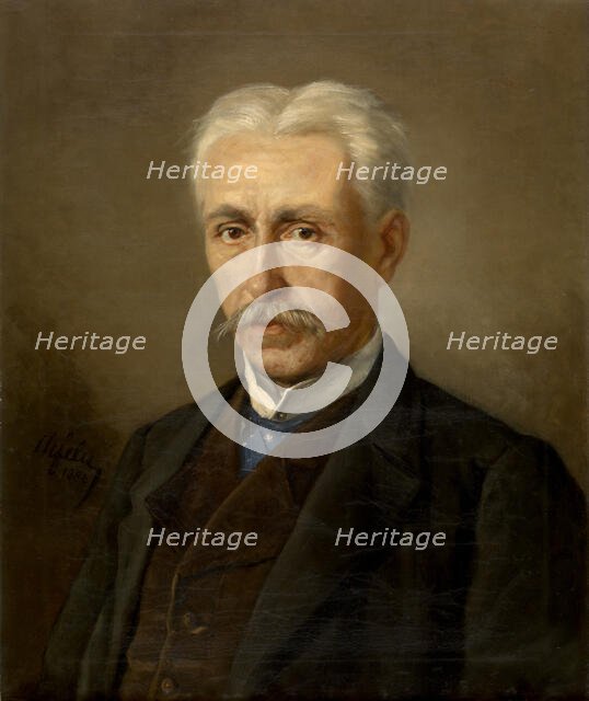 Mr Meyer, Father of Mrs Van Soom, 1884. Creator: Charles François Felu.