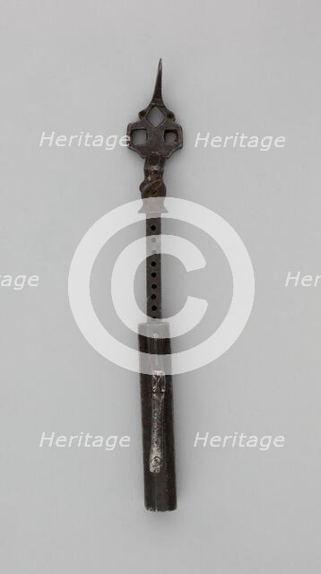 Wheellock Spanner with Powder Measure and Screwdriver, Germany, 17th century. Creator: Unknown.