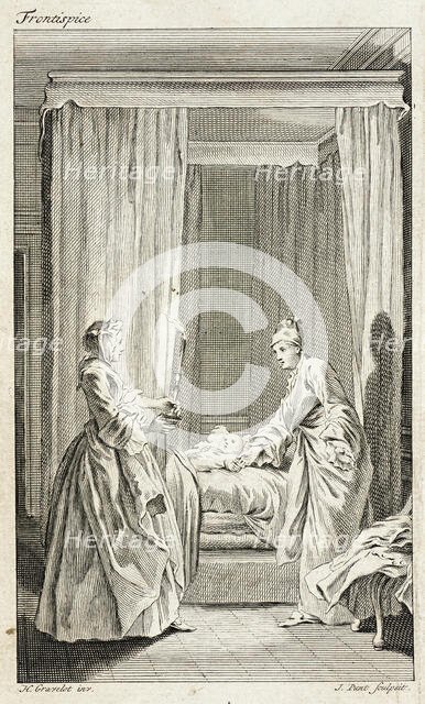 Frontispiece to Tom Jones, published 1750. Creator: Jan Punt.