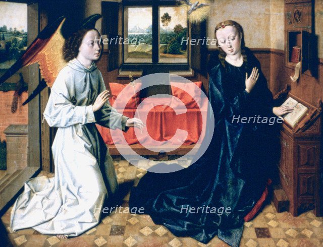 'The Annunciation', 1465-1470. Artist: Dieric Bouts