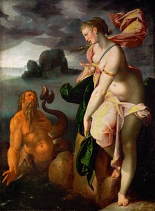 Scylla and Glaucus, ca 1580-1582. Artist: Spranger, Bartholomeus (1546-1611)