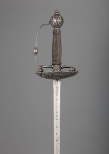 Transitional Rapier, Hilt, possibly French or Spanish; blade, Spanish, Toledo, 17th century. Creator: Tomas Aiala.