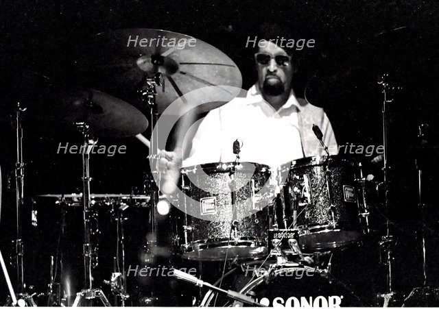 Idris Muhammad, Ronnie Scott's, London, 1998. Artist: Brian O'Connor