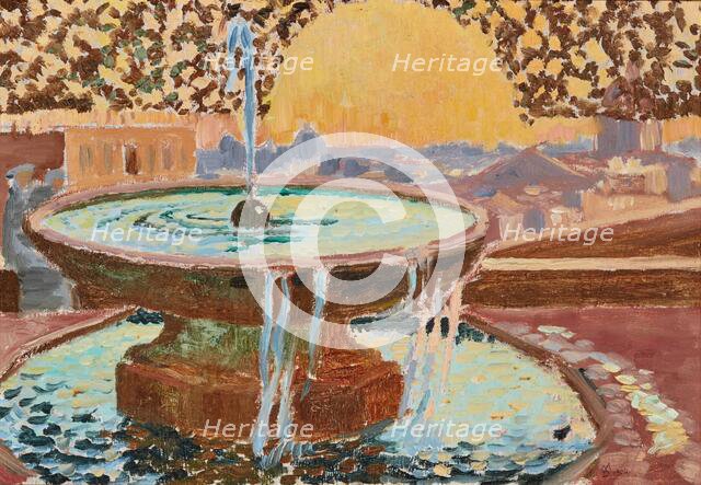 Fountain at the Villa Medici, 1904. Creator: Maurice Denis.