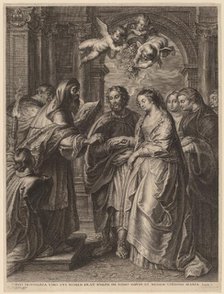 The Marriage of the Virgin. Creator: Boetius Adams Bolswert.