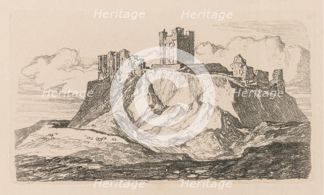 Liber Studiorum: Plate 30, Bambro Castle, Northumberland, 1838. Creator: John Sell Cotman (British, 1782-1842).
