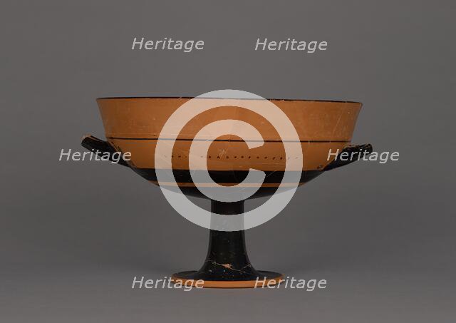 Attic Black-Figure Little Master Lip Cup, about 540 BC. Creator: Tleson Painter.