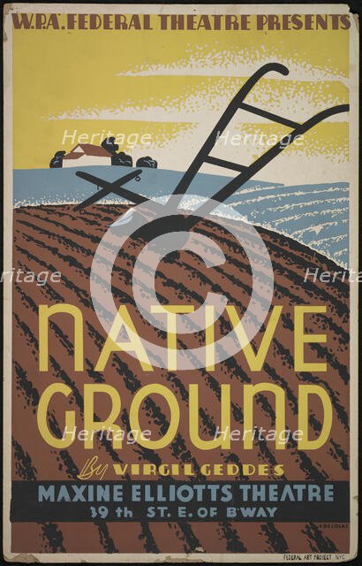 Native Ground, New York, [1937]. Creator: Unknown.