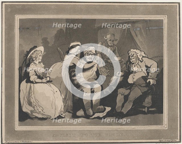 A Visit to the Uncle, December 20, 1794., December 20, 1794. Creators: Thomas Rowlandson, Francis Jukes.