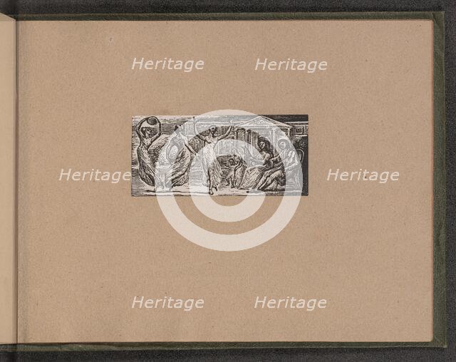 Menalcas Watching Women Dance, 1821. Creator: William Blake.