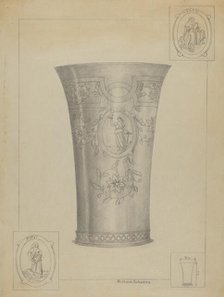 Silver Beaker, c. 1936. Creator: Richard Schoene.