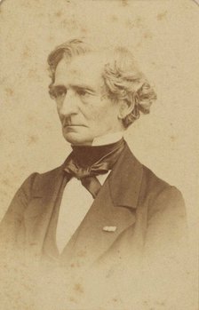 Portrait of the composer Hector Berlioz (1803-1869).