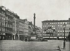 The Karolinenplatz, Munich, Germany, 1895.  Creator: W & S Ltd.