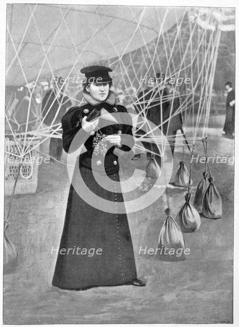 The Aero Club, costume of a female ballooner, 15th November 1898. Artist: Unknown