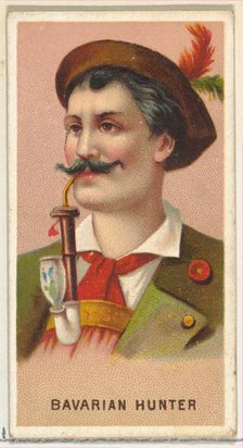 Bavarian Hunter, from World's Smokers series (N33) for Allen & Ginter Cigarettes, 1888. Creator: Allen & Ginter.