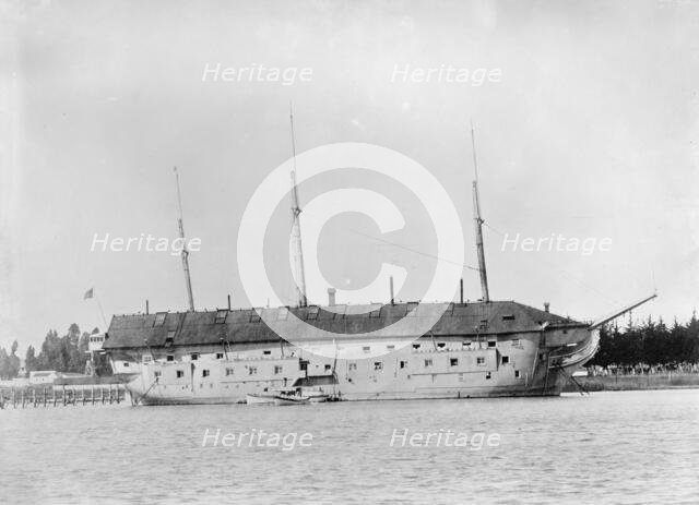 U.S.S. Independence, Mare Island, Navy Yard, between 1890 and 1901. Creator: Unknown.