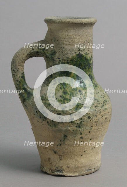 Jug, British, 13th-15th century. Creator: Unknown.