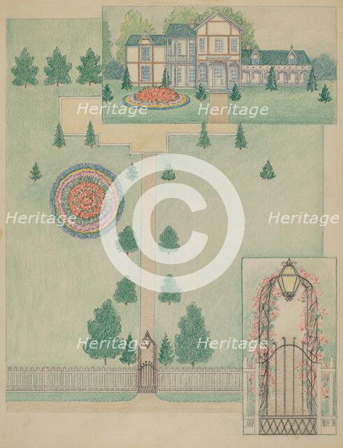 Wood Residence, c. 1936. Creator: Tabea Hosier.