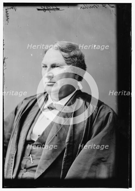 Judge S.F. Miller, (Supreme Court), between 1870 and 1880. Creator: Unknown.