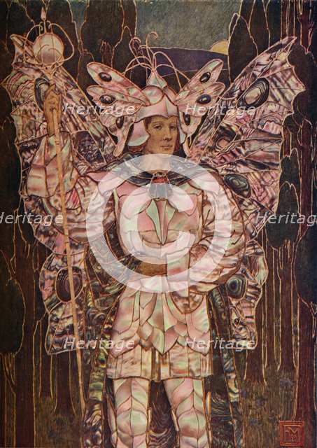 'Panel in Gesso and Mother-O'-Pearl', c1901. Artist: Frederick Marriott.