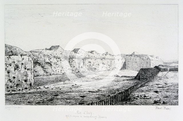 Fort d'Issy, Siege of Paris, 1870-1871. Artist: Paul Roux