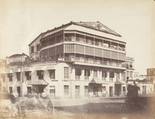 [Grindley and Company Building, Calcutta], 1850s. Creator: Captain R. B. Hill.