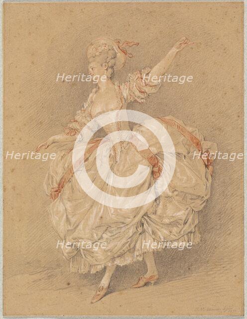 A Dancer, 1777. Creator: Jean-Michel Moreau.