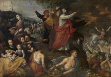 Passage through the Red Sea, 1626. Creator: Martin Pepyn.