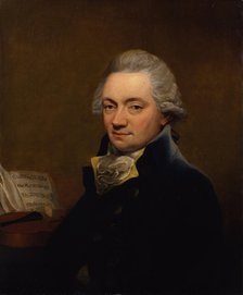 Portrait of the violinist and composer Johann Peter Salomon (1745-1815), c1792. Creator: Hardy, Thomas (1757-1804).