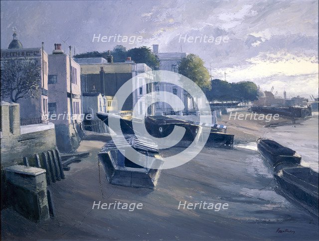 'Evening - Greenwich'.  Artist: Jack Dennis Pountney
