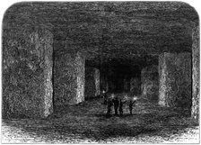 Interior of Marston Salt Mine, Northwich, Cheshire, England, c1880. Artist: Anon