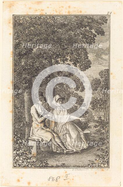 The Voyage to Paris, 1798. Creator: Daniel Nikolaus Chodowiecki.