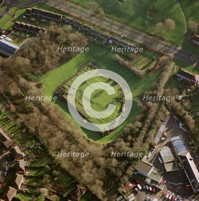 The remains of Weoley Castle, West Midlands, 2000. Artist: EH/RCHME staff photographer