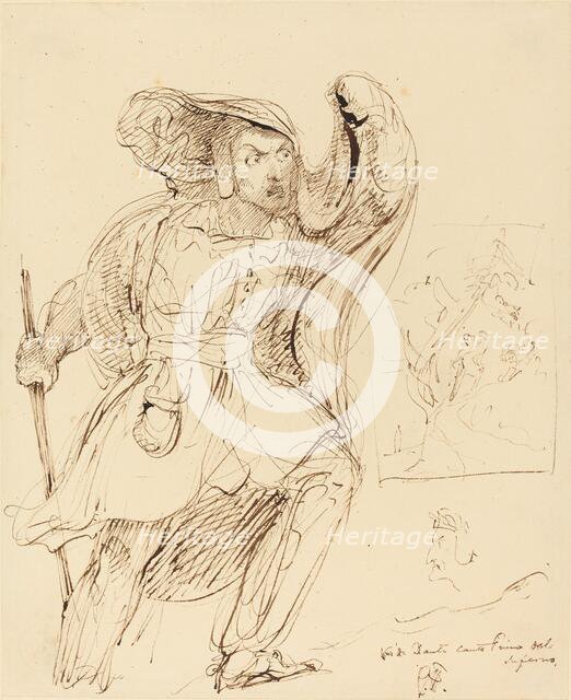 Studies for a Scene from Dante's "Inferno". Creator: George Hayter.