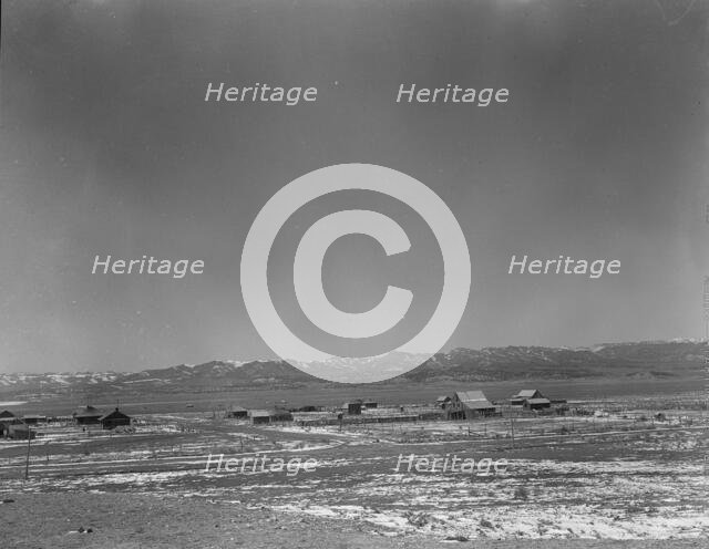 Widtsoe Valley purchase area, Utah, 1936. Creator: Dorothea Lange.