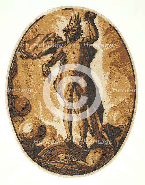 Helios, c1594. Creator: Goltzius, Hendrick (1558-1617).