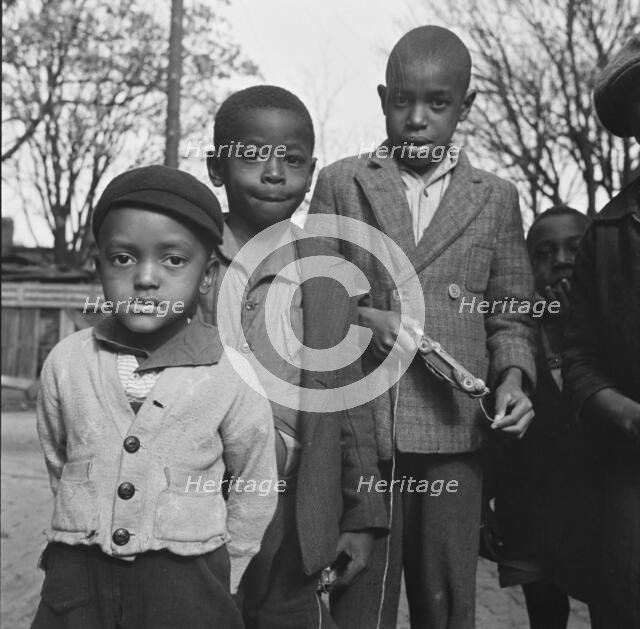 Neighborhood children, Washington, D.DC, 1942. Creator: Gordon Parks.