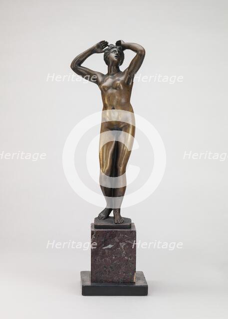 Female Figure with Raised Arms (a Niobid?), c. 1520/1530. Creator: Unknown.