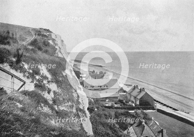 'St. Margaret's Bay - The Hotel, from the Cliffs', 1895. Artist: Unknown.