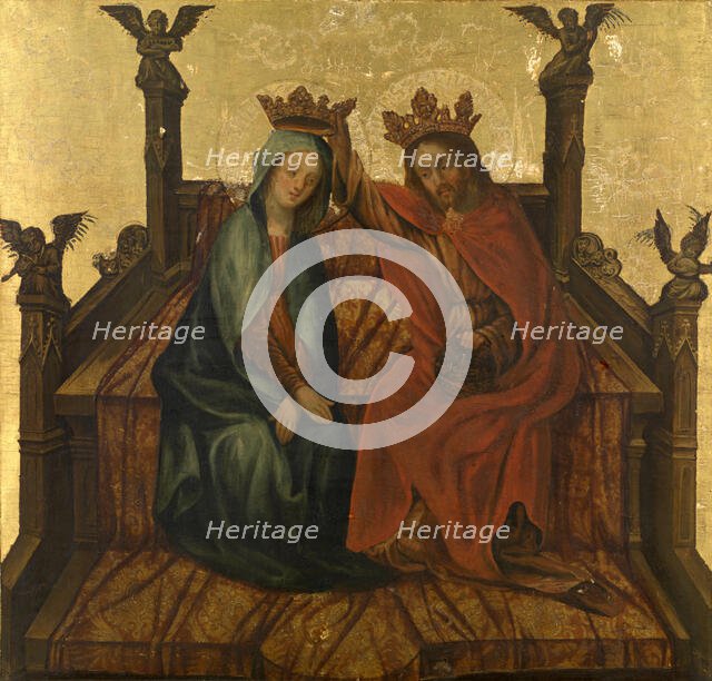 Coronation of Mary, 4th quarter 14th century. Creator: Anon.