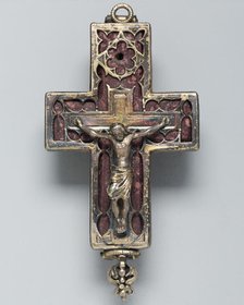Double-Sided Pendant Reliquary Cross, Germany, cross: c600-c900; pendant: c1500, with later... Creator: Unknown.