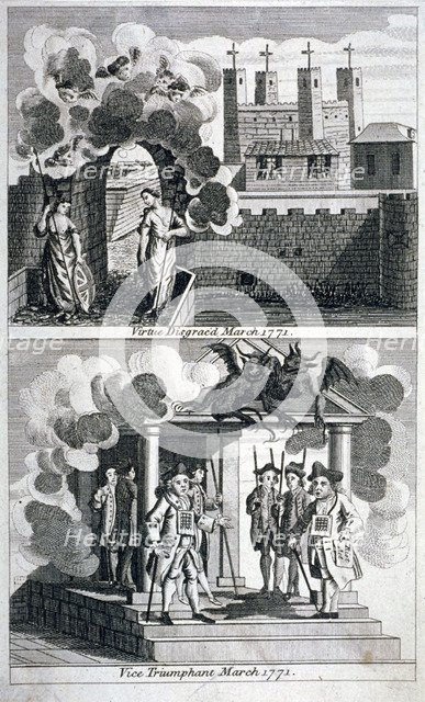 Satire, 1771. Artist: Anon