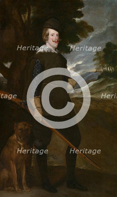 Portrait of Philip IV, c. 1632. Creator: Workshop of Diego Velázquez.