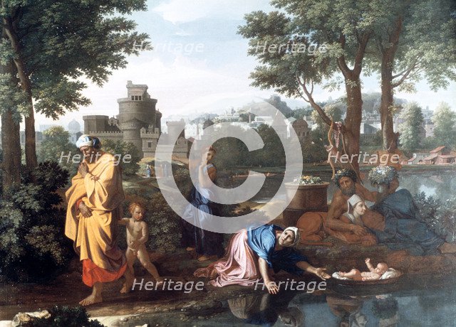 'The Exposition of Moses', 1654. Artist: Nicolas Poussin