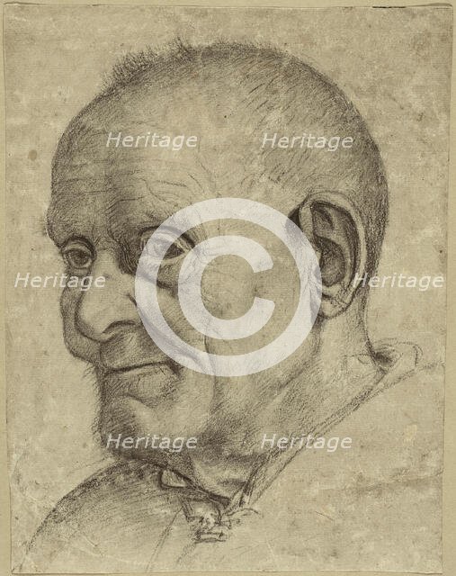 Portrait of an Old Man, late fifteenth century. Creator: Francesco Bonsignori.