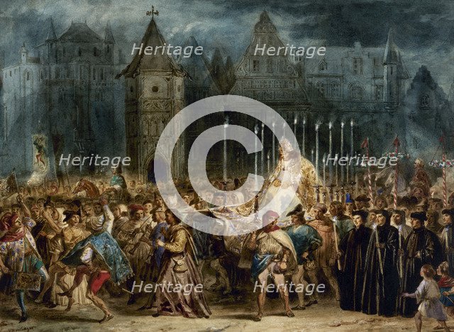 The Feast of Fools (La Fête des Fous). The Hunchback of Notre-Dame by Victor Hugo.