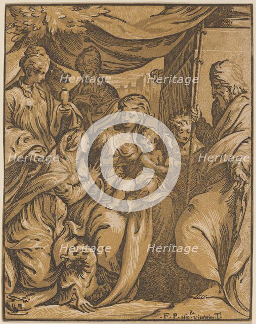 The Virgin and Child with Saints. Creator: Giuseppe Nicola Rossigliani.