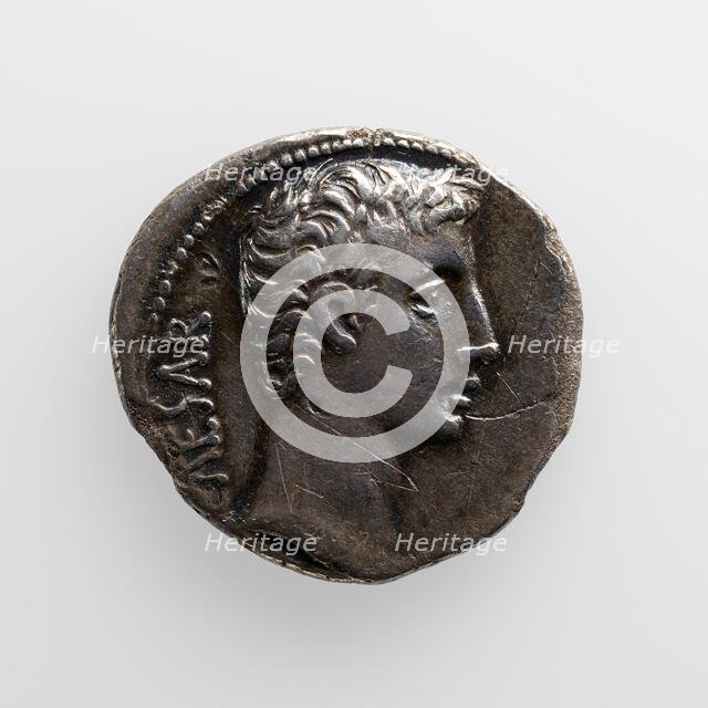 Denarius, 19-15 B.C. Creator: Unknown.